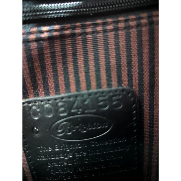 Brighton Black Satchel Bag with Heart Detail - Picture 9 of 10